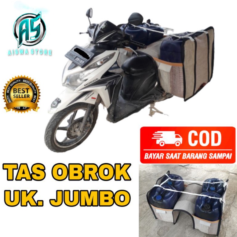 HARGA SPESIAL BRONJONG MOTOR TAS KURIR TAS KANDEK TAS OBROK TAS BELANJA BOX SALES MOTOR SIZE JUMBO