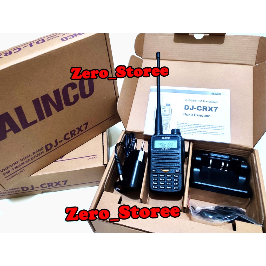 HT Alinco DJ Crx7 HT Crx 7 Crx-7 Dualband HT Alinco Crx7 Dual Band HT VHF UHF HT ALINCO CRX DJ-CRX7 