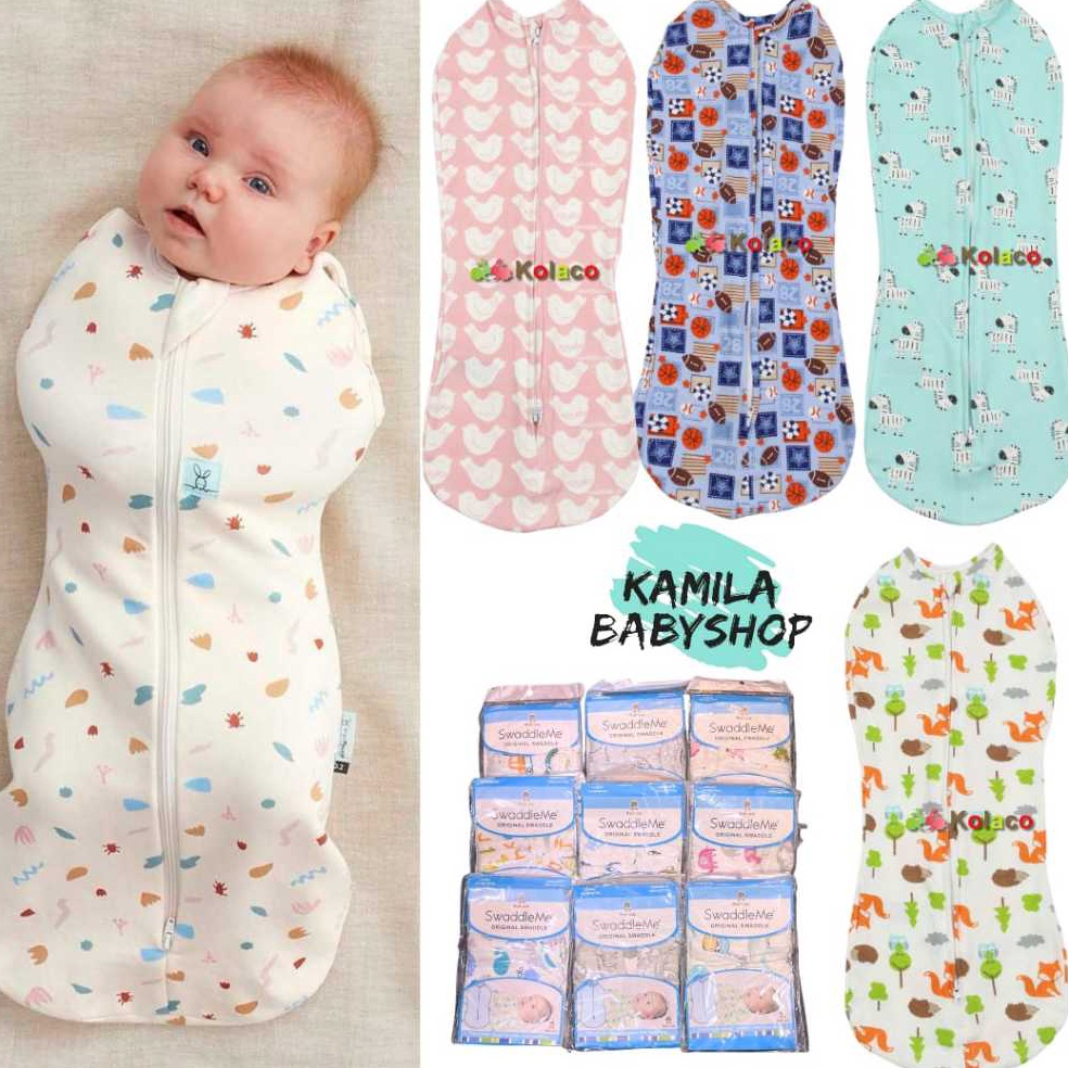 PALING DIMINATI Bedong Instan Bayi Swaddle Me  Bedong Bayi Instan  Bedong Instan  Swaddle Me