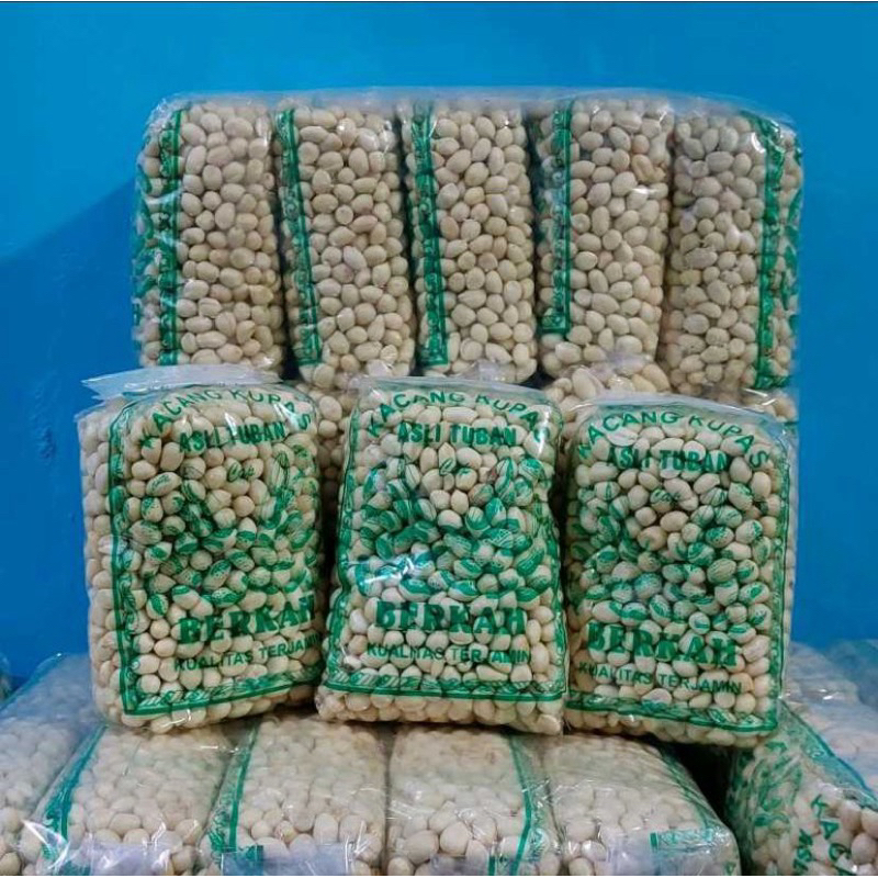 

PAKET 3 BUNGKUS KACANG TANAH KUPAS TUBAN ASLI 350GRAM