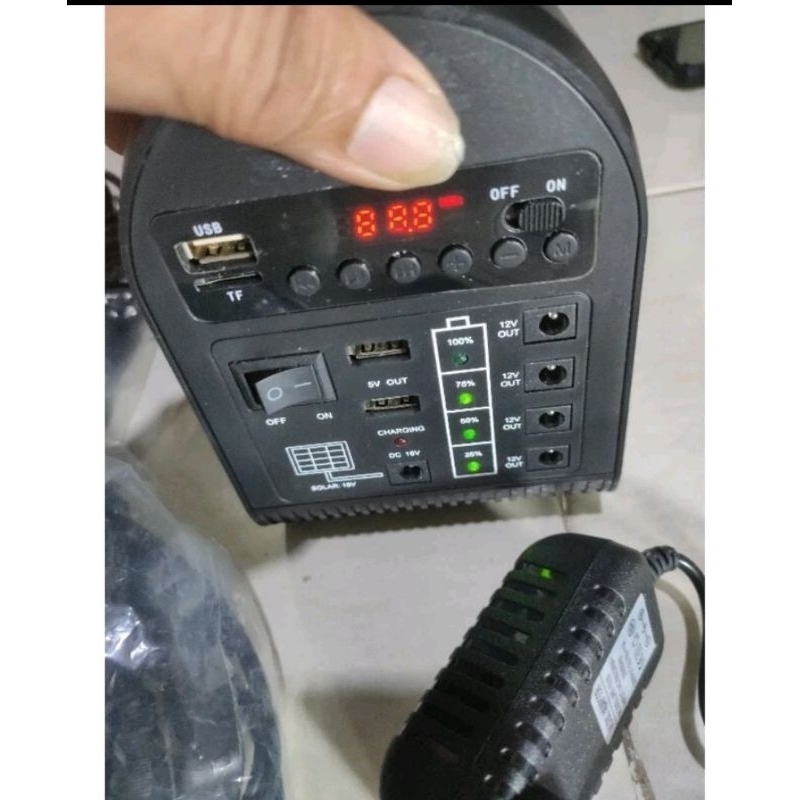 panel surya solar cell paket  untuk kebun 10wp tanpa panel surya