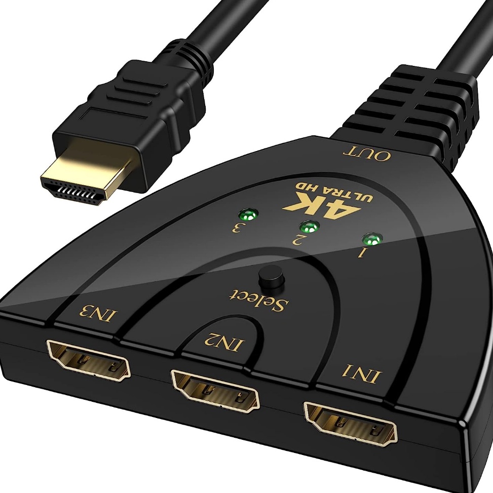Hdmi Switch 4k 3 port  HDMI switch 3 port  kabel HDMI cabang 3 4k