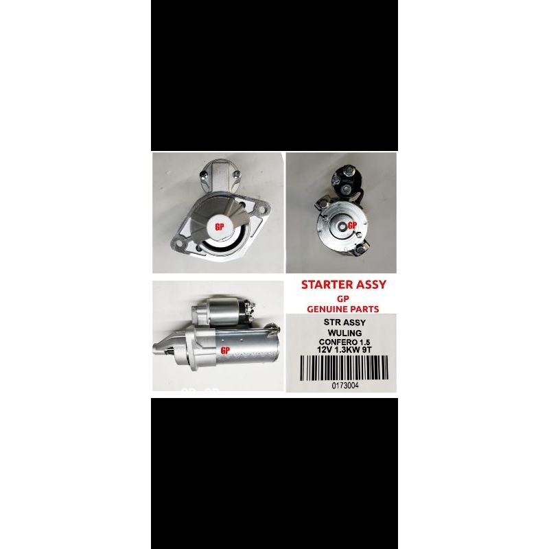Dinamo Starter Motor Wuling Confero 1.5 1500 cc merk GP