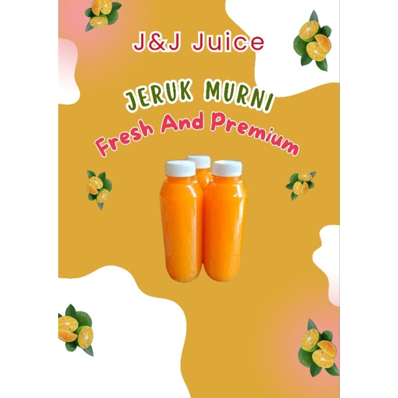

jeruk murni sari jeruk murni j&j juice minuman botol kemasan