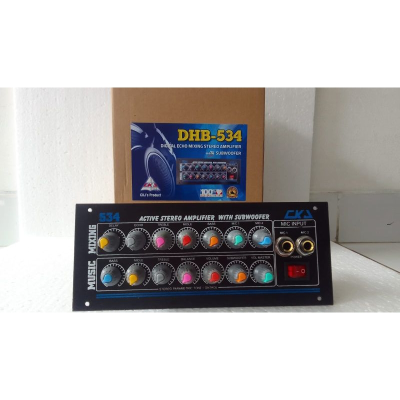 DHB 534 DIGITAL ECHO MIXING STEREO AMPLIFIER with SUBWOOFER