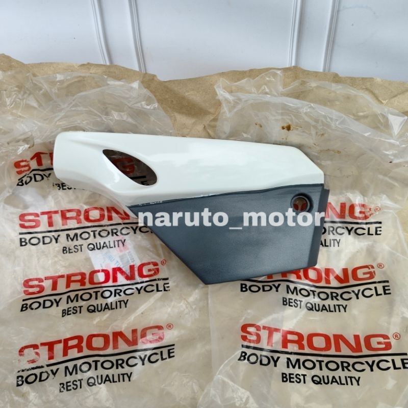 TUTUP BOK BOX AKI ACCU KANAN BODI BODY FIZR F1ZR FIZ-R PUTIH ORIGINAL STRONG ASLI