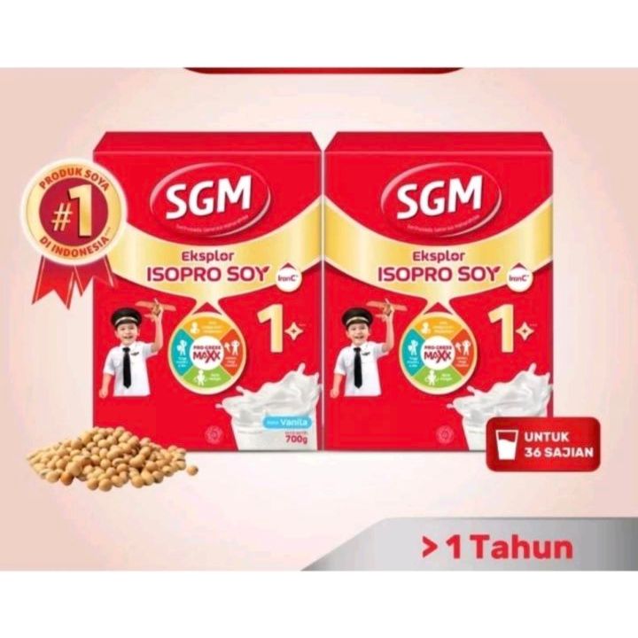 SGM soya 1+ 700gr Rasa Vanila & Madu