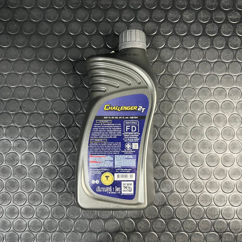 RK OLI SAMPING PTT CHALLENGER 1 LITER SEMI-SYNTETIC OLI SAMPING PTT/OLIE PTT CHALLENGER 2T