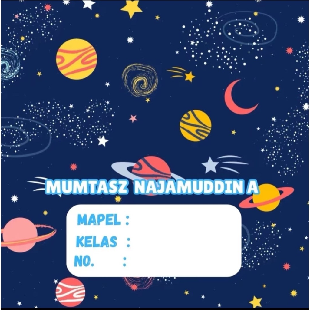 

10 PCS SAMPUL BUKU AESTETIC CUSTOM NAMA