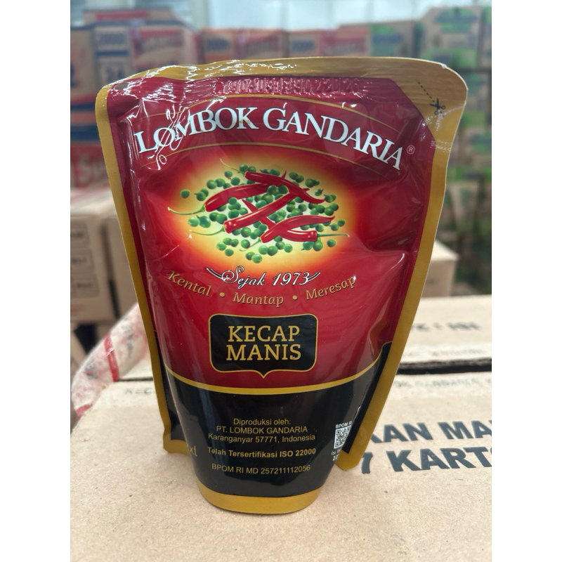 

Kecap manis Lombok Gandaria 225ml pouch