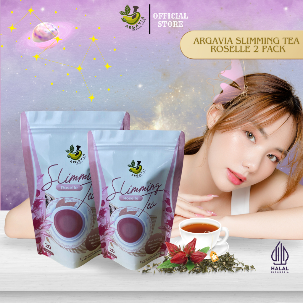 

Paket Hemat 2 Teh Detox Roselle Slimming Tea