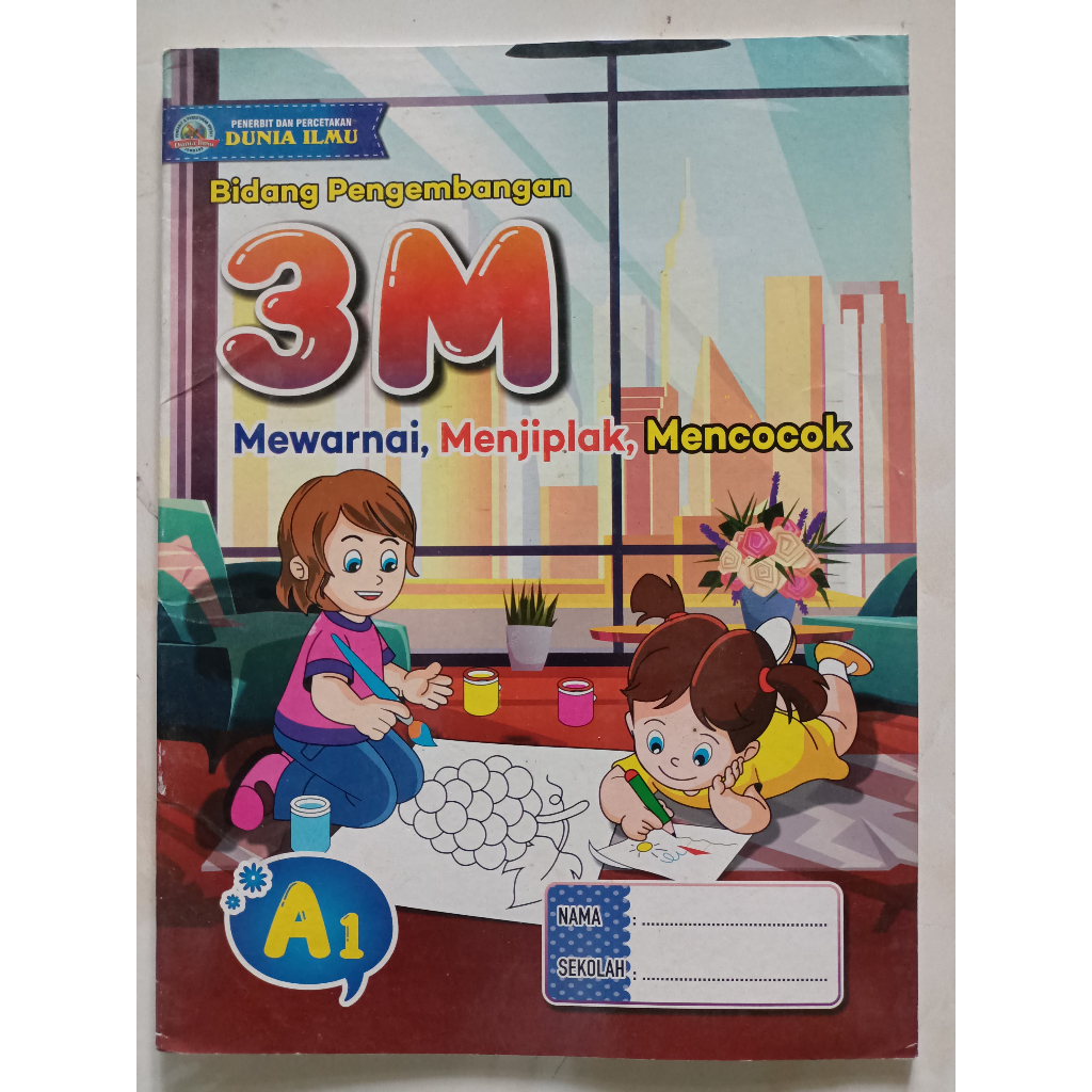 

Buku Pengembangan untuk TK A Semester 1: 3M (Mewarnai, Menjiplak, Mencocok)