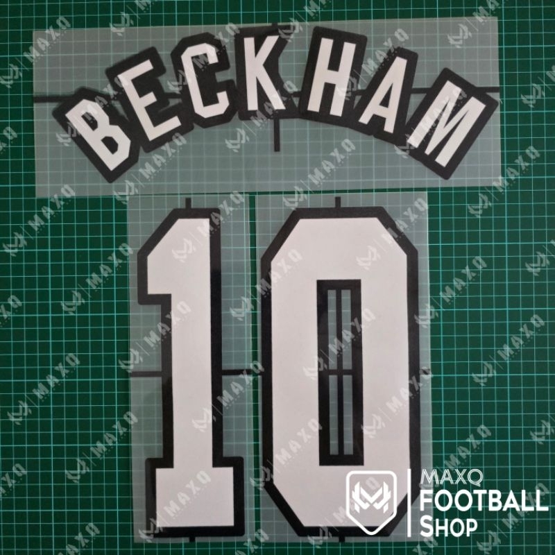 NAMESET JERSEY BECKHAM #10 MUFC HOME 1996 / 1997