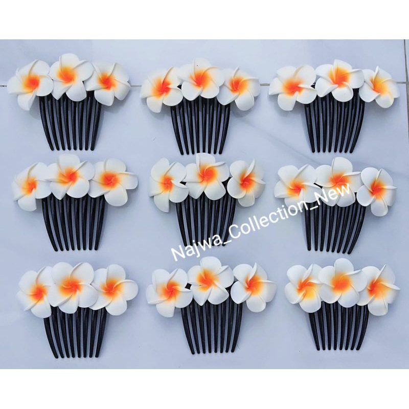 Sirkam Rambut Bunga Kamboja // Sirkam Bunga Kamboja // Accessories Bali