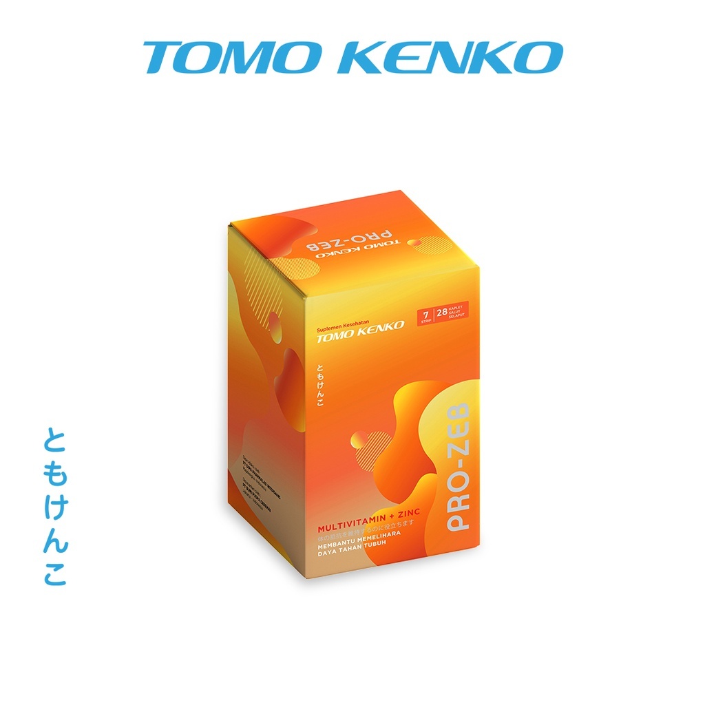 Tomo Kenko Multivitamin Pro-ZEB Tomo Kenko | Vitamin Otak | Vitamin Sendi | Kesehatan Tubuh