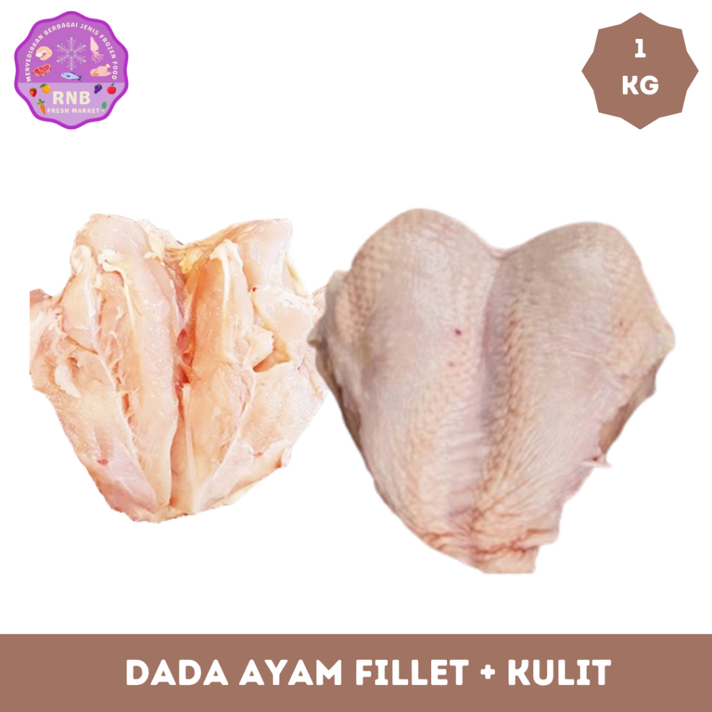 

Dada Ayam Fillet + Kulit Netto 1 Kg