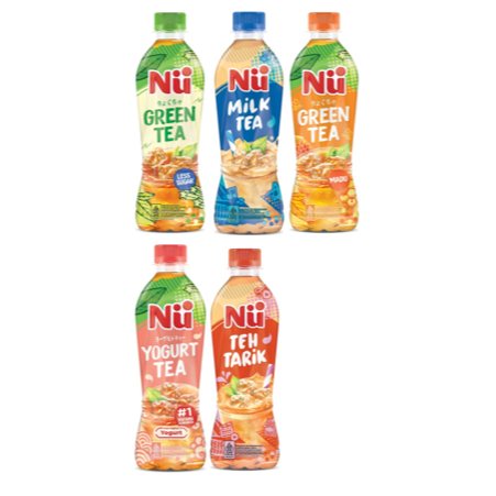 

Nu Greentea 450ml / 330ml / Nu Greentea Honey / Less Sugar / Original Teh Tarik / Teh Susu / Yogurt Tea