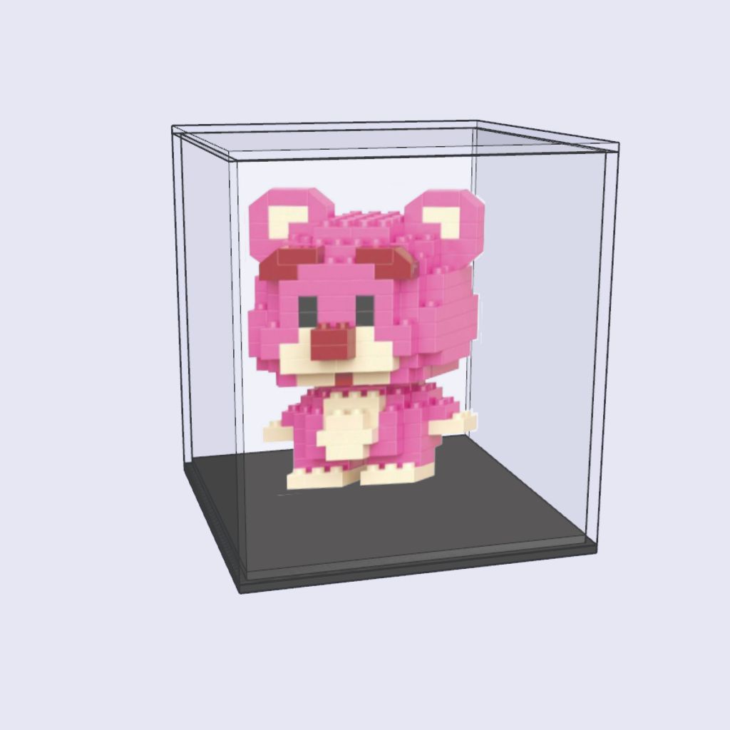 Box / Rak Lego Bricks Akrilik Single