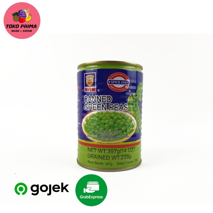 

Canned Green Peas / Kacang Polong Kaleng (@397 Gram)