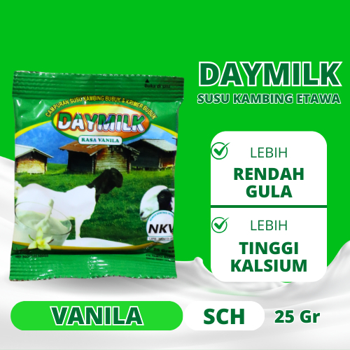 

DAYMILK SACHET RASA VANILA - SUSU KAMBING ETAWA - Daymilk Susu Kambing Etawa Halal dan BPOM