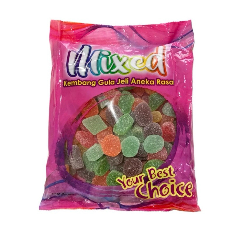 

PERMEN JELLY 1 KG IMPORT MALAYSIA | WAISUN FRUIT MIXED PASTILLES | WAISUN JELLY 1 KG | CANDY | JELLY
