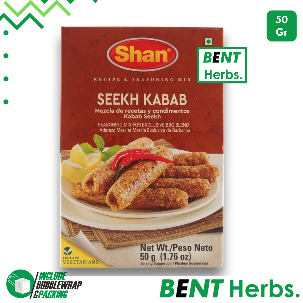 

Bumbu Instan Seekh Kabab Shan 50 Gr Original BPOM Masak Instant Kebab Berkualitas Rempah