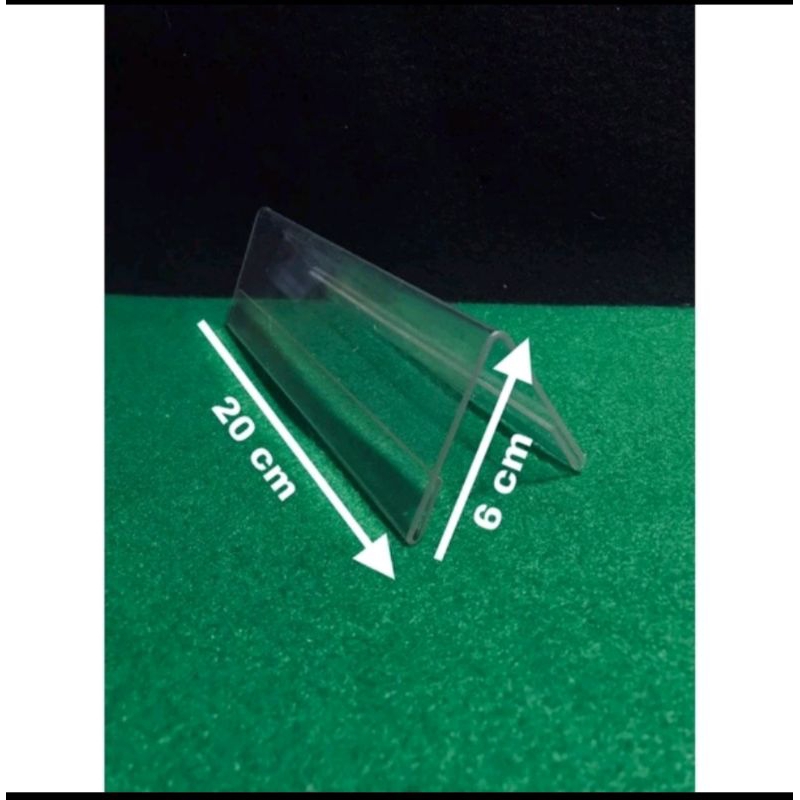 

PAPAN NAMA SEGITIGA 20cm x 6cm dua sisi