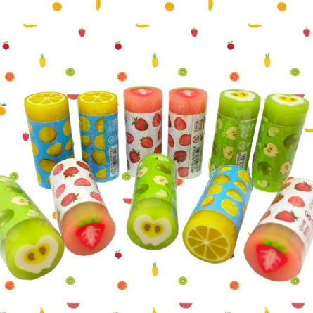 

Penghapus Lucu Bentuk Tabung Buah - Strawberry - Lemon - Apple