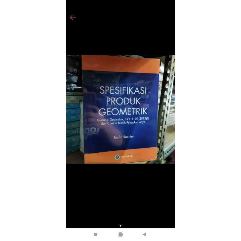 

buku spesifikasi produk geometrik
