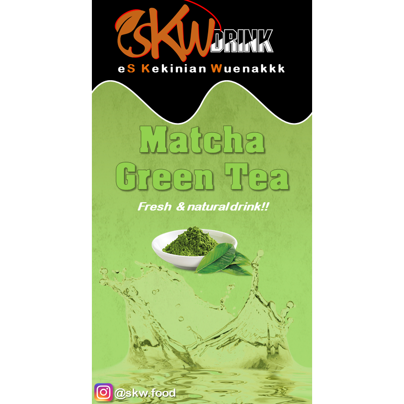 

SKW Drink Powder Matcha Green Tea 230 gr