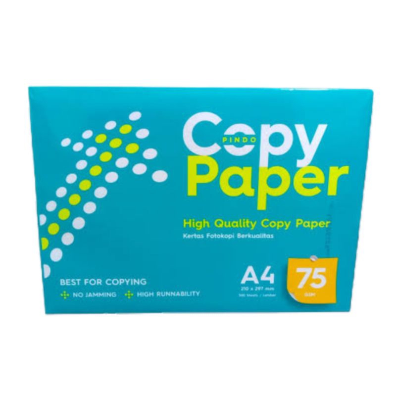 

Kertas HVS Copy Paper A4 75 gsm 1 rim isi 500 lembar