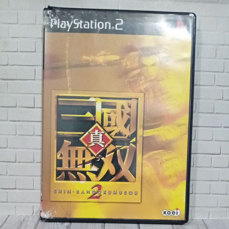 Cd Original ps2 Dinasty Warrior 2 Jpn Bahasa Jepang Lengkap Manual book, Box pecah