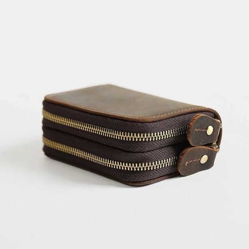 DOMPET KOIN MINIMALIS / DOMPET KULIT KEREN / 100% KULIT ASLI GARUT