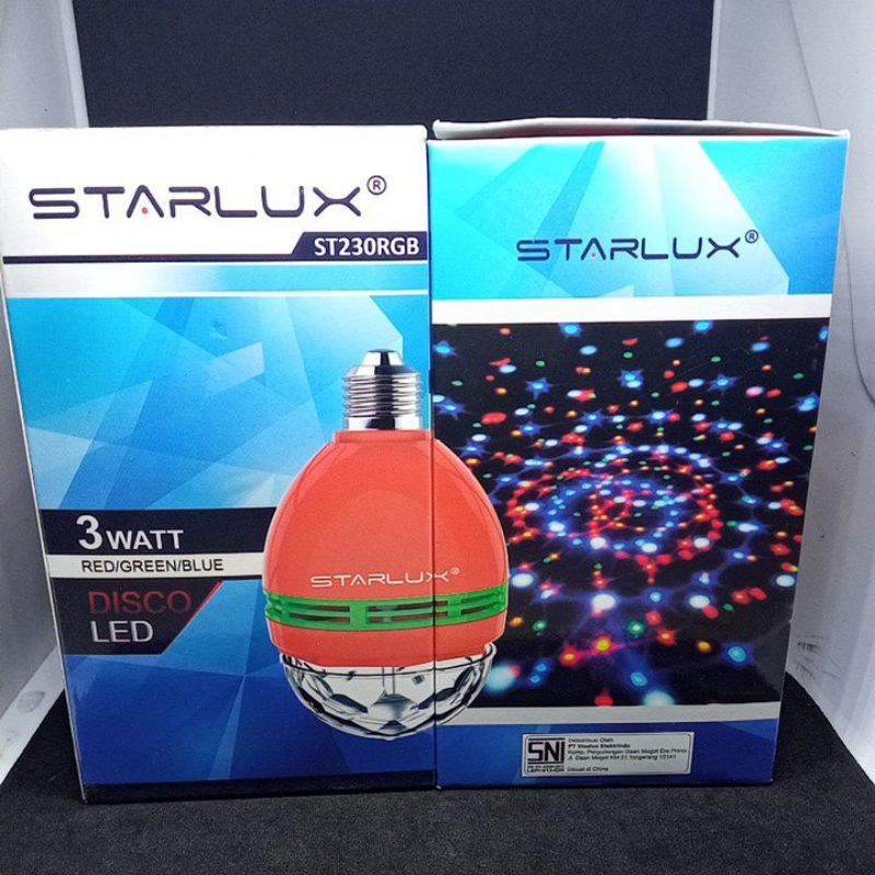 Lampu Led disco Starlux 3 Watt ST230RGB