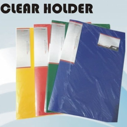

CLEAR HOLDER/ DOCUMENT KEEPER MEREK INTERX FOLDER FOLIO (40 Pocket)