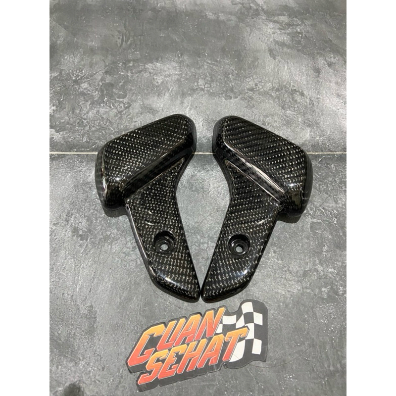 Footstep / Pijakan Kaki Carbon Kevlar Part Ori Vespa Sprint Primavera