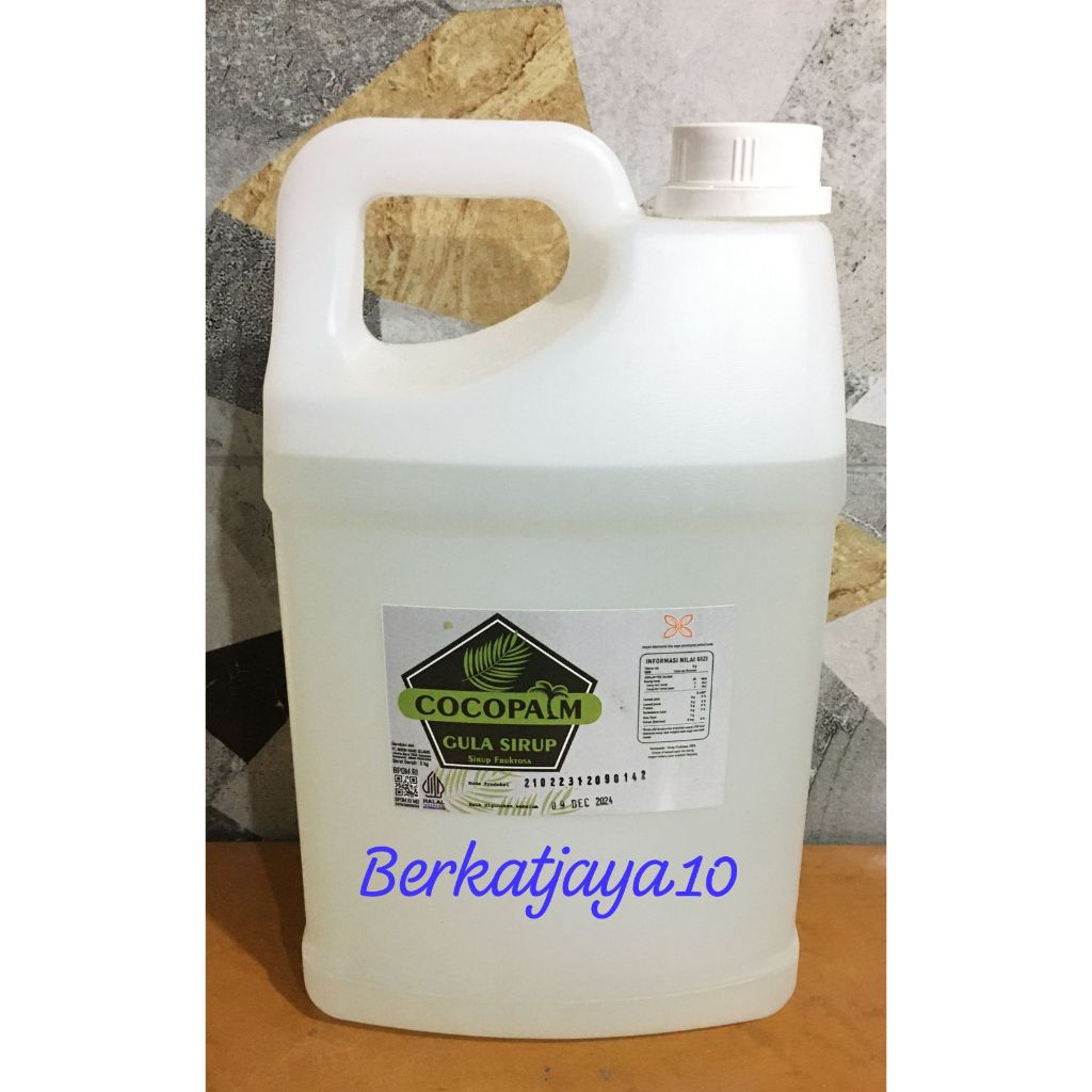 

Gula Cair Fructose Fruktosa Simple Syrup Gojek Only Jirigen 5 kg
