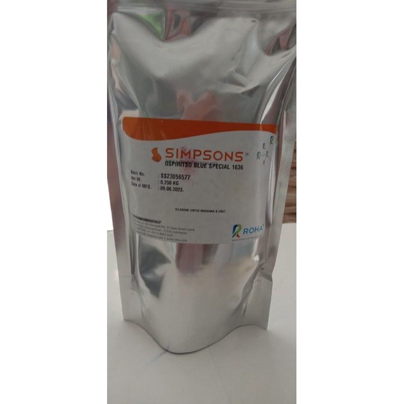 

Pewarna minyak Biru 250gr