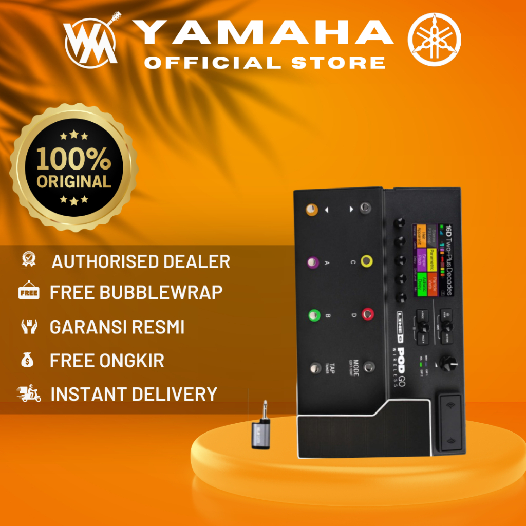 YAMAHA LINE 6 POD GO WIRELESS POD-GO-WIRELESS AMP EFFECTS