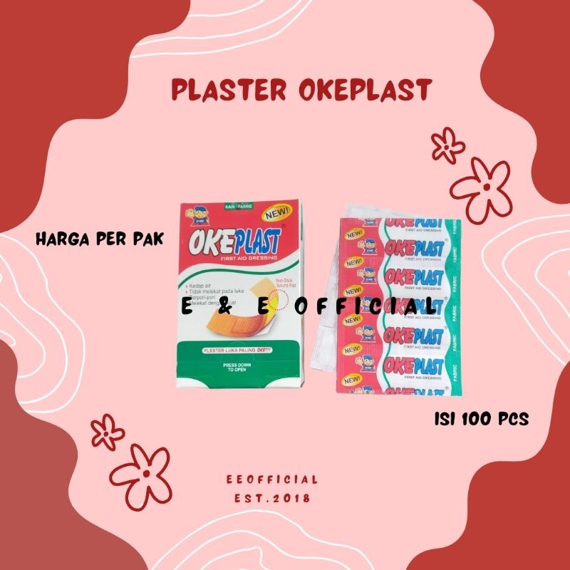 PLASTER OKE PLAST / PLASTER LUKA OKEPLAST / PERBAN LUKA / PLESTER LUKA