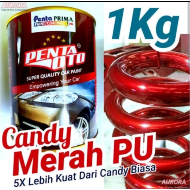 Cat Candytone Candy RED PC 030 PU Penta Oto Candy Tone Merah