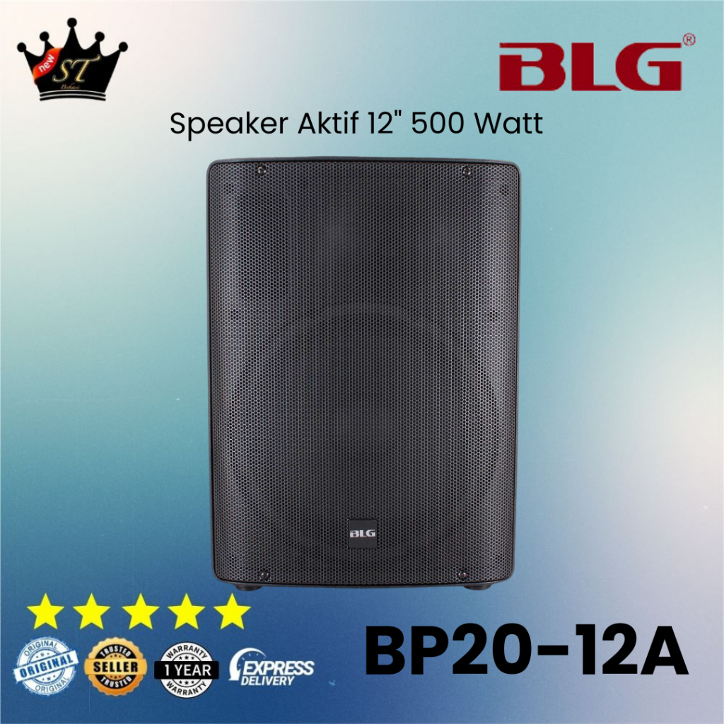 BLG BP20-12A Active Speaker Aktif 12" 12 Inch Loudspeaker 500 Watt Floor Monitor Panggung Sound Syst