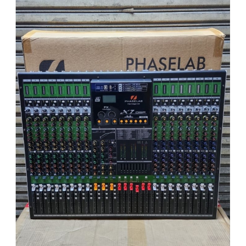MIXER PHASELAB HERITAGE 16CH PHASE LAB ORIGINAL GARANSI 1TAHUN