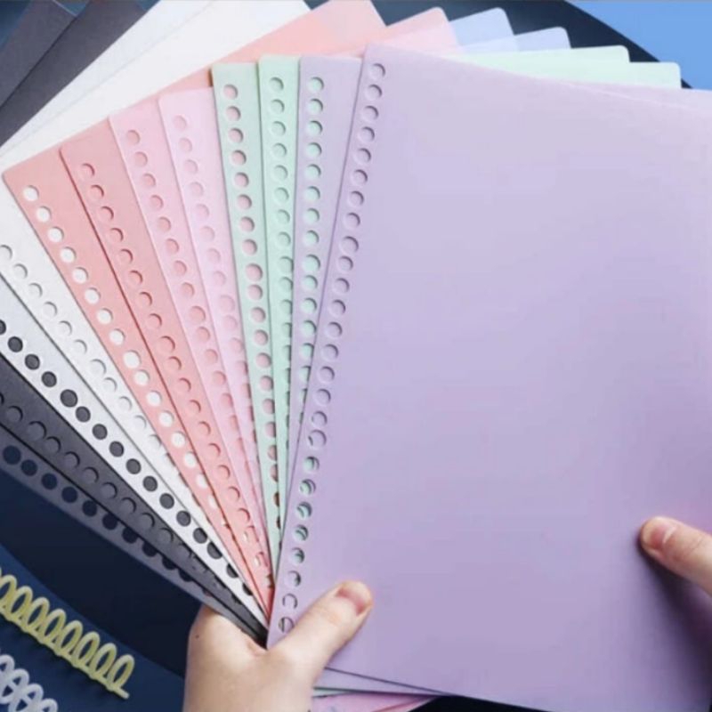 

ATK DIY MINIMALIST BINDER COVERS MACARON PASTEL COLOR COVER BINDER SAMPUL BINDER WARNA PASTEL
