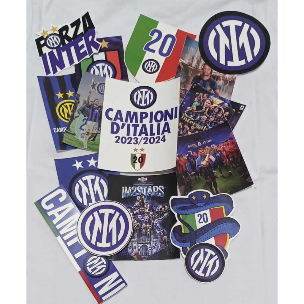 

Stiker Inter Milan Scudetto Serie A campioni 2023 / 2024