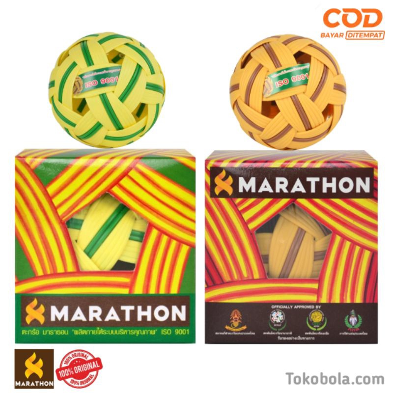 BOLA SEPAK TAKRAW MARATHON MT-101 MT-201 MT-301 MT-908 MT-909 100% ORIGINAL THAILAND