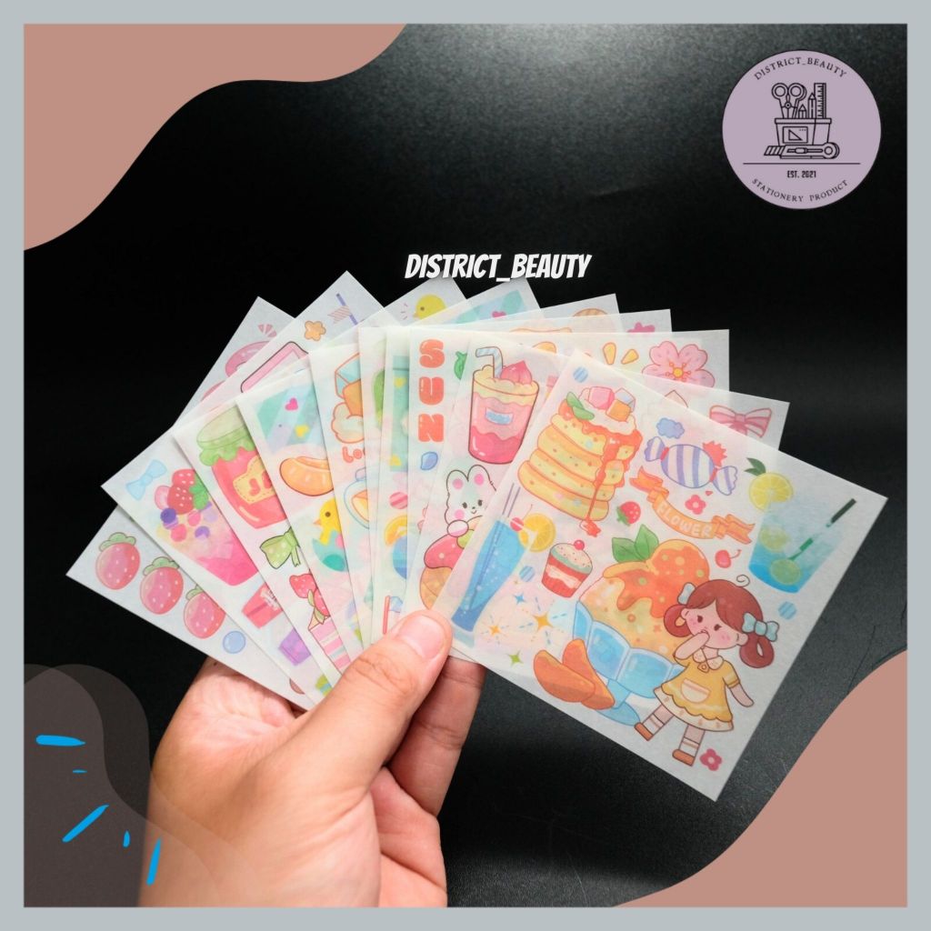 

(1 LEMBAR) STIKER CUTE GIRL LEMBARAN TANPA CUTTING STIKER KERTAS ANAK MOTIF KARAKTER KARTUN LUCU TERMURAH