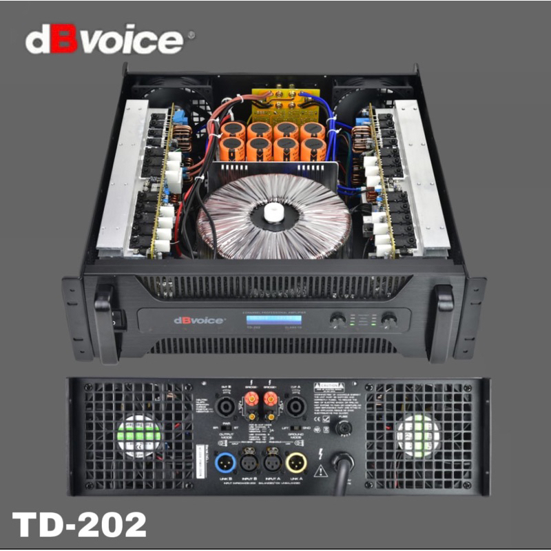 Power dB Voice TD 202 Original Amplifier Dbvoice Class TD