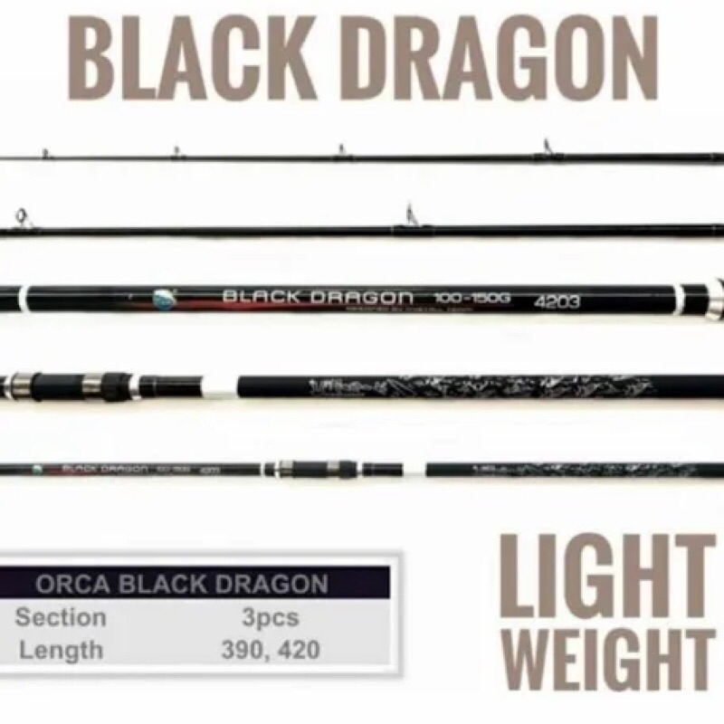 JORAN SURF PASIRAN ROCKFISHING ORCA BLACK DRAGON 420