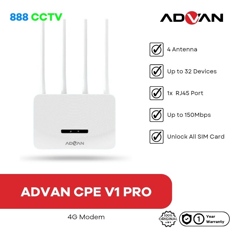 Advan CPE V1 PRO Modem 4G Unlock